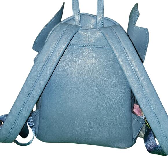 BLACK FRIDAY SALE Disney Parks Loungefly Stitch Backpack w/RARE LF Keyring EUC - Picture 10 of 15